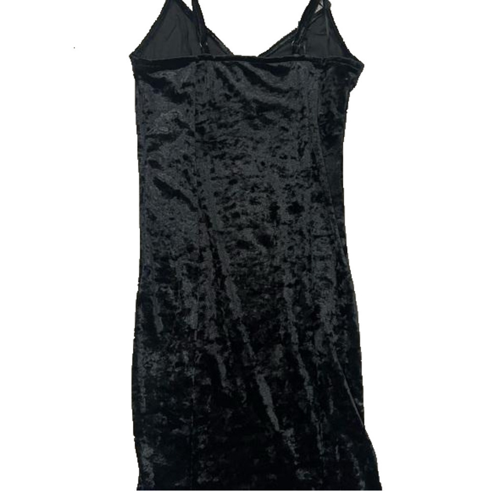 KENDALL & KYLIE black velvet dress bodycon - Picture 2 of 2